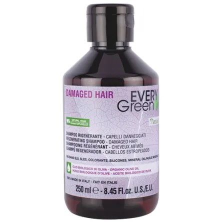 EVERY GREEN DAMAGED HAIR SZAMPON ODBUDOWUJĄCY WŁOSY ZNISZCZONE 250ML