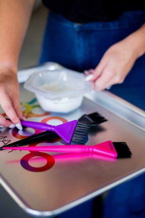 FRAMAR ZESTAW PĘDZLI DO KOLORYZACJI TRIPLE THREAT SET HB-TTS - obrazek 3