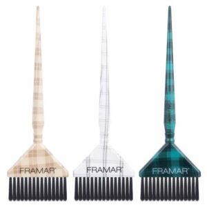 FRAMAR ZESTAW PĘDZLI DO KOLORYZACJI BIG DADDY PLAID HAIR DAY BRUSH SET HB-BDS-PHD