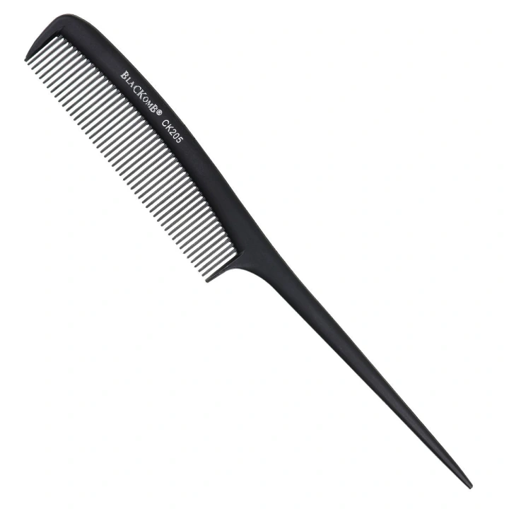 Grzebień Fryzjerski Do Włosów Ze Szpikulcem Karbonowy - obrazek 2