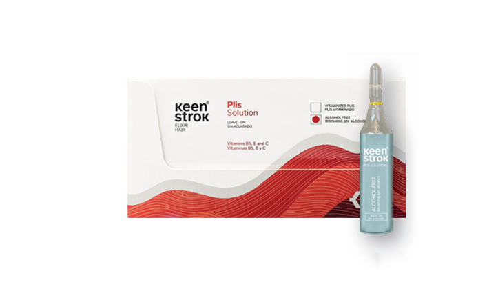 KEEN STROK - PLIS SOLUTION BRUSHING SIN ALCOHOL-AMPUŁKI BEZALKOHOLOWE 24X15ML