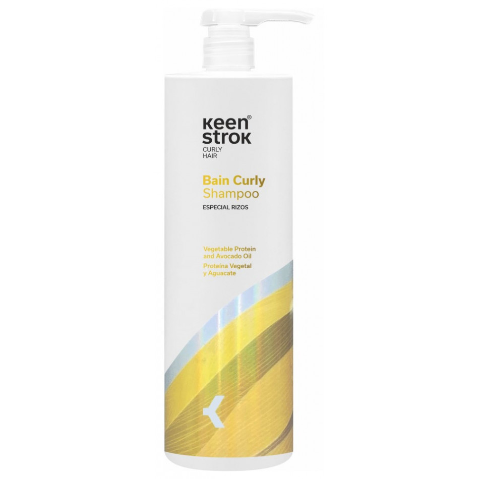 KEEN STROK – CURLY BAIN SZAMPON DO WŁOSÓW KRĘCONYCH I FALOWANYCH 1000 ML