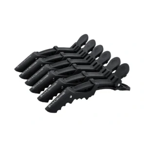 Klipsy Klamry Do Włosów Krokodylki Karbonowe 6szt