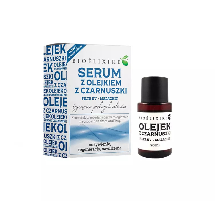 BIOELIXIRE OLEJEK Z CZARNUSZKI – serum silikonowe z filtrem UV, 20ML