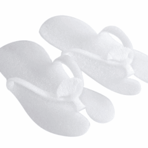 Klapki japonki z pianki białe – 10 par