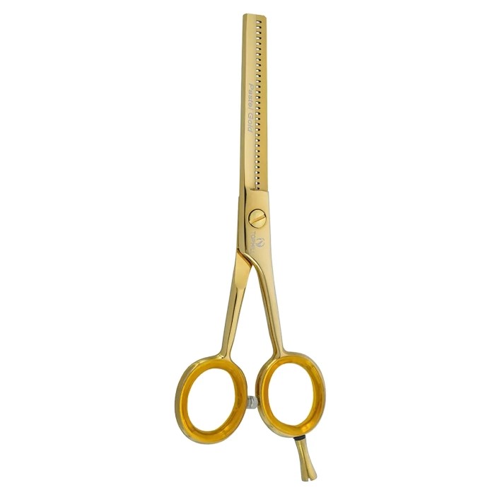 Degażówki Fryzjerskie Tophill Pastel Gold / TH-4015 - 5.5 Cala